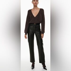 NWT Wilfred Faux Leather 
The Melina™ Pant SZ 00